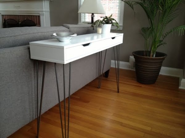 33. modern console table