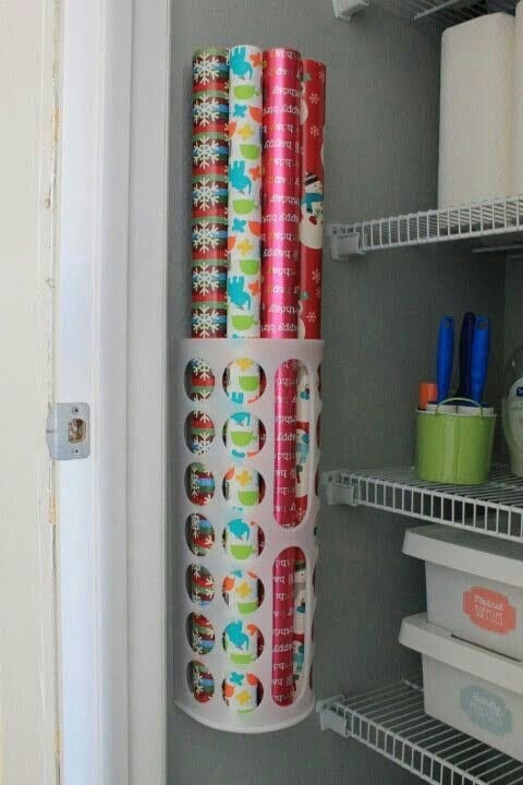 4. storing wrapping paper