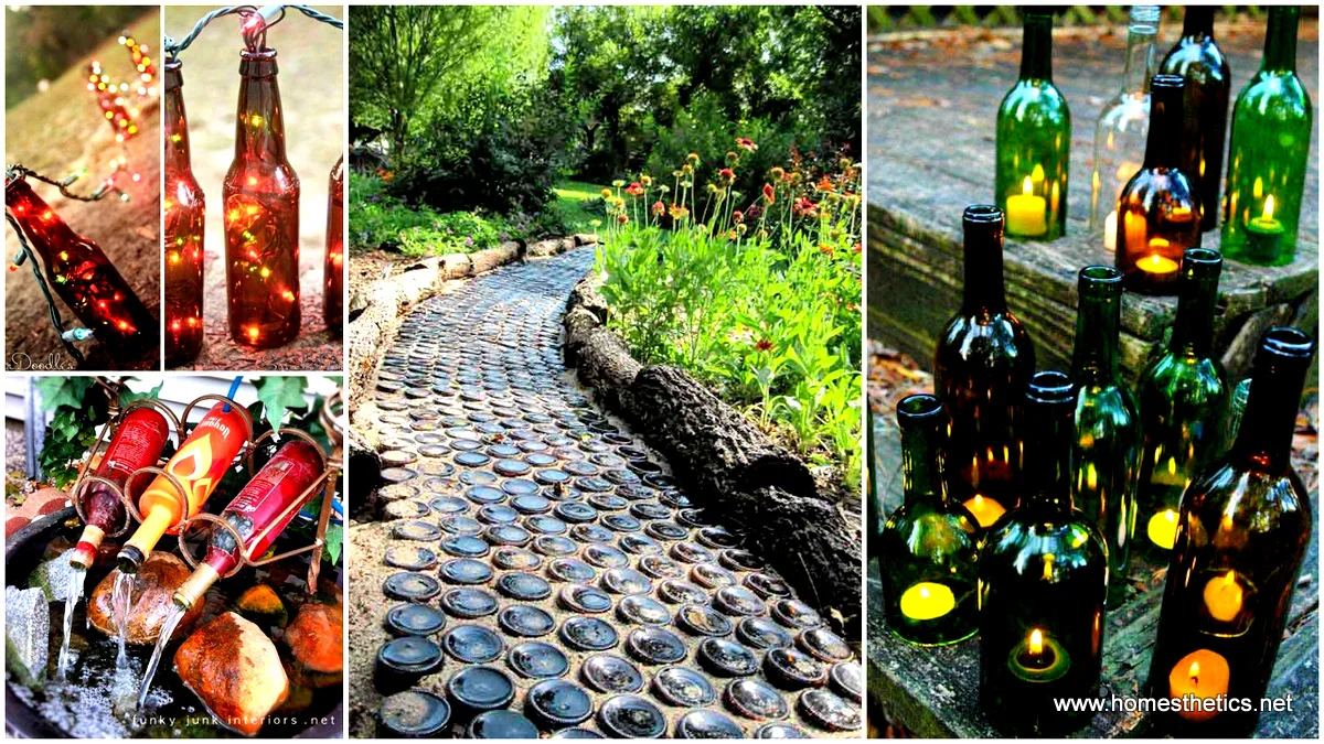 1 19 Spectacular Sustainable DIY Wine Bottle Outdoor Decorating Ideas