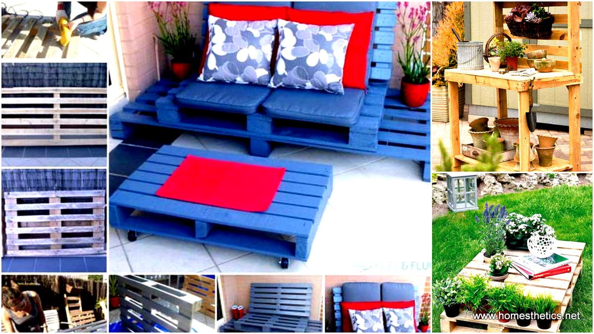 1 38 Insanely Smart and Creative DIY Outdoor Pallet Furniture Designs To Start