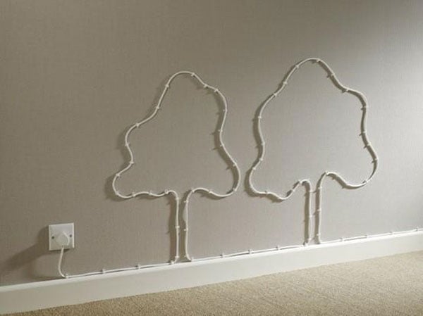 13. SHAPE THEM IN DIFFERENT SHAPES ON THE WALL