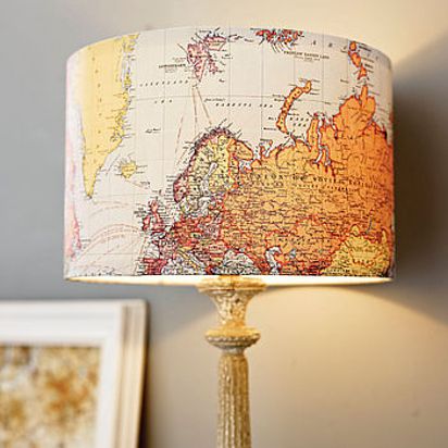 #1 Create a Small Lamp With the Map of The World