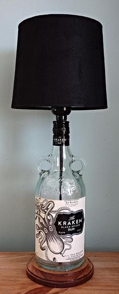 #14 Sculptural Bottle Becoming a Great Looking Lamp