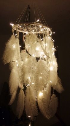 #16 Fluffy Dream-catcher Animated by String Lights