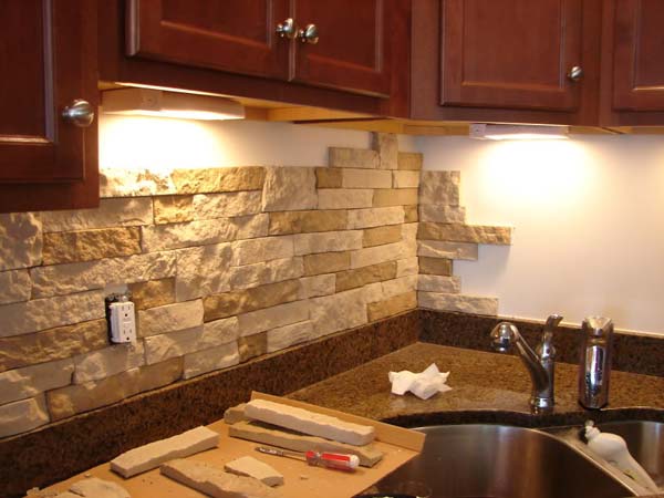 3. Artificial stone Back-splash