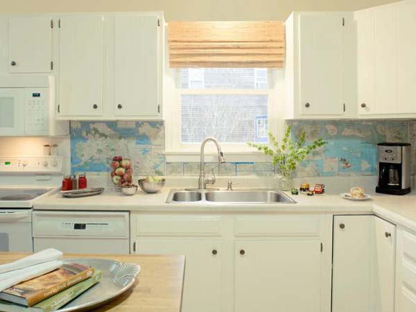 23.The map backsplash