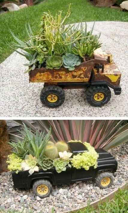 24 Insanely Creative DIY Garden Container Projects That Will Beautify Your Backyard Landscaping homesthetics decor (21)
