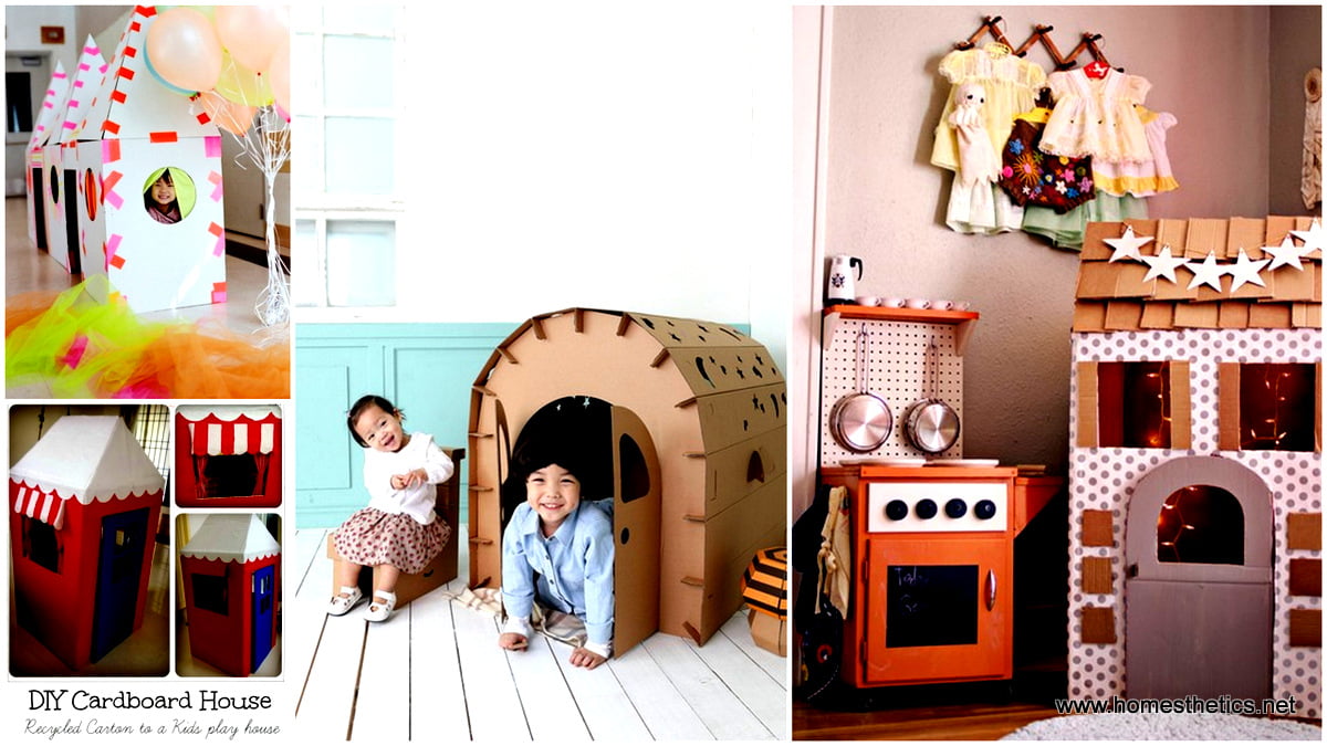 Entertain Your Kids With Creative DIY Cardboard Houses