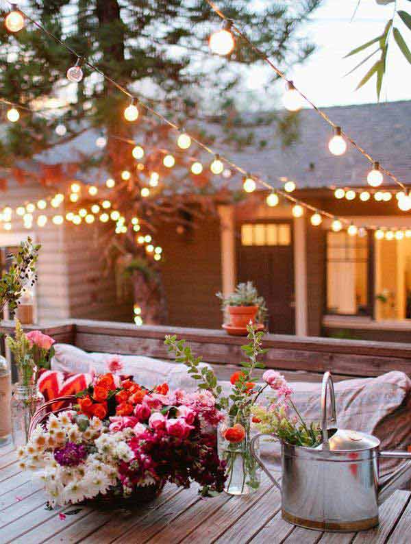 26 Jaw Dropping Beautiful Yard and Patio String Lighting Ideas For a Small Heaven homesthetics backyard landscaping ideas (24)