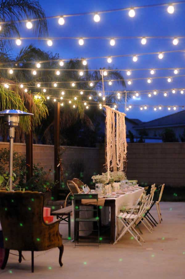 26 Jaw Dropping Beautiful Yard and Patio String Lighting Ideas For a Small Heaven homesthetics backyard landscaping ideas (3)