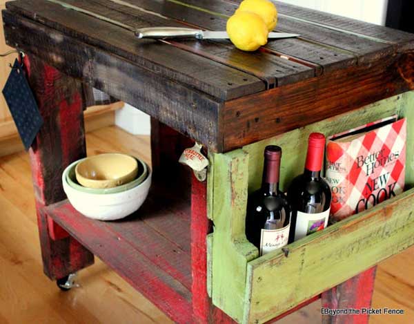 #5 SMALL KITCHEN ISLAND WITH BUILT IN STORAGE