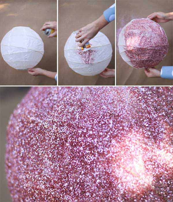 31 Glamorous Sparkling DIY Decoration Ideas To Beautify Your Decor homesthetics decor (11)