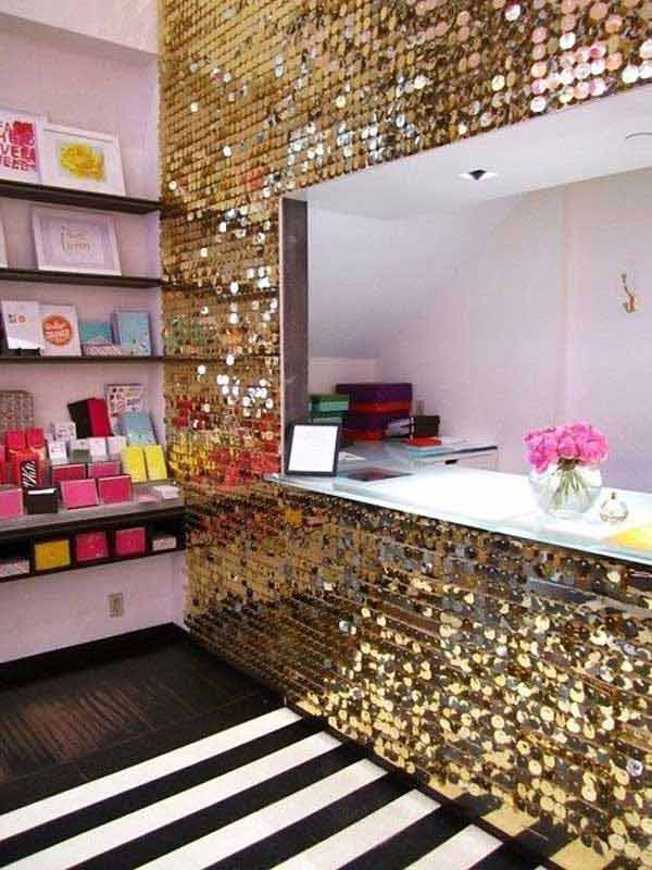 31 Glamorous Sparkling DIY Decoration Ideas To Beautify Your Decor homesthetics decor (6)