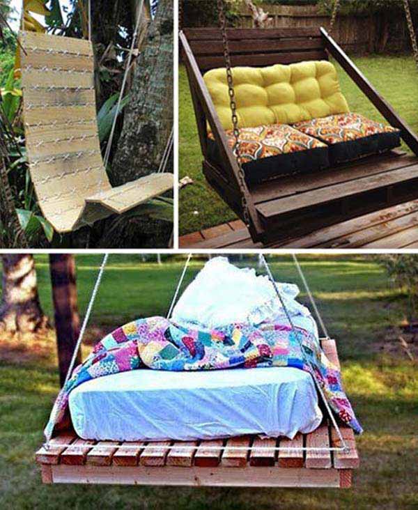 #6 CRATE A COMFORTABLE OUTDOOR SWING