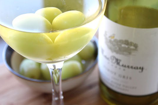50. COOL DOWN WINE WITH FROZEN GRAPES