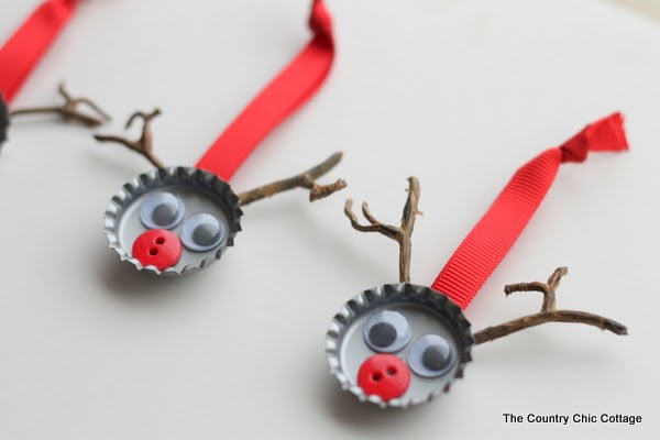 Bottle-Cap-Reindeer-Kids-Craft