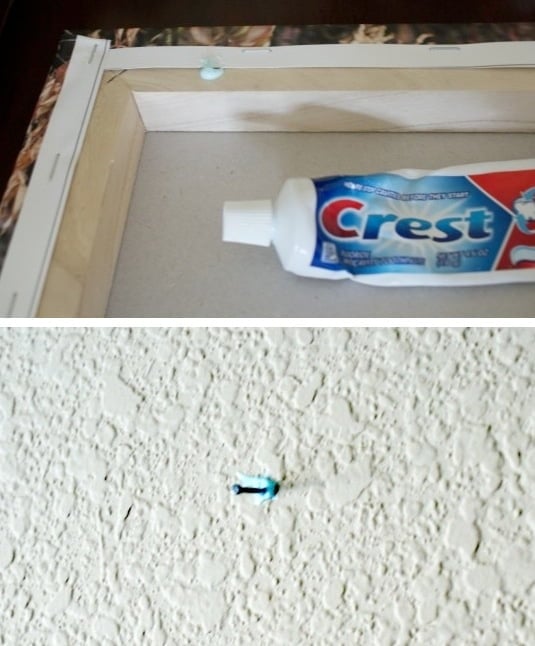 34. LET TOOTHPASTE GUIDE YOUR PERFECT PICTURE NAILING
