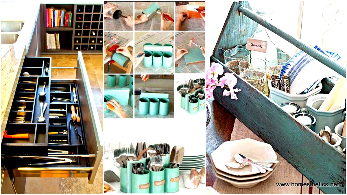 1 27 Ingenious DIY Cutlery Storage Solution Projects That Will Declutter Your Kitchen