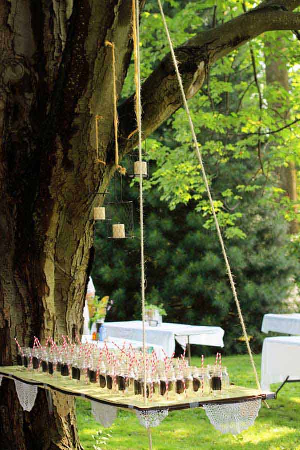 20 Simply Charming and Smart Unique Outdoor Wedding Bar Ideas Worth Trying homesthetics decor (11)