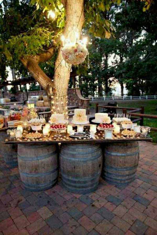 20 Simply Charming and Smart Unique Outdoor Wedding Bar Ideas Worth Trying homesthetics decor (12)