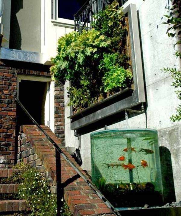 21+ Small Garden Ideas That Will Beautify Your Green World [Backyard Aquariums Included]outdoor fish ponds homesthetics (15)