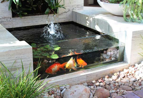 21+ Small Garden Ideas That Will Beautify Your Green World [Backyard Aquariums Included]outdoor fish ponds homesthetics (2)