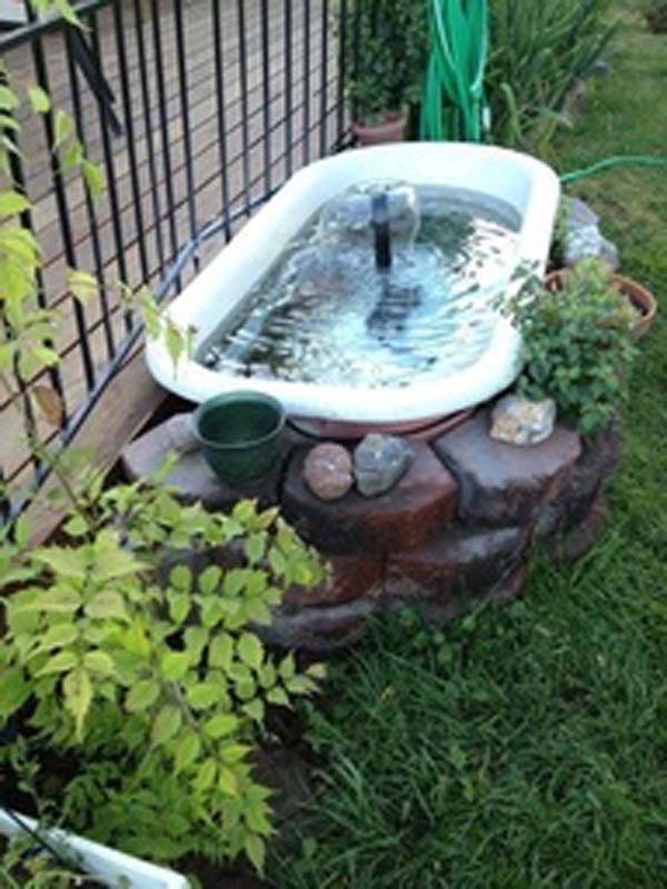 21+ Small Garden Ideas That Will Beautify Your Green World [Backyard Aquariums Included]outdoor fish ponds homesthetics (22)