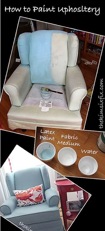 19. REPAINT UPHOLSTERY IN PASTE TONES FOR A FRESH MAKEOVER