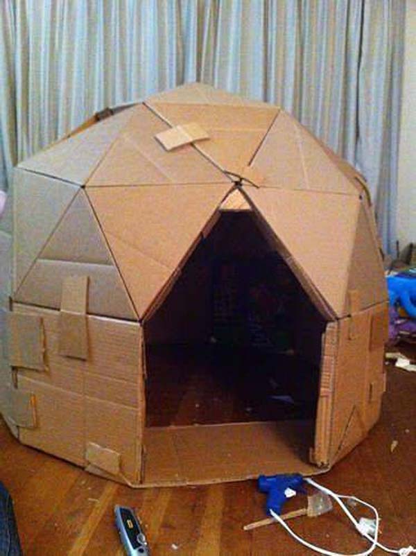 27 Ideas on How to Use Cardboard Boxes for Kids Games and Activities DIY Projects homesthetics diy cardboard projects (16)