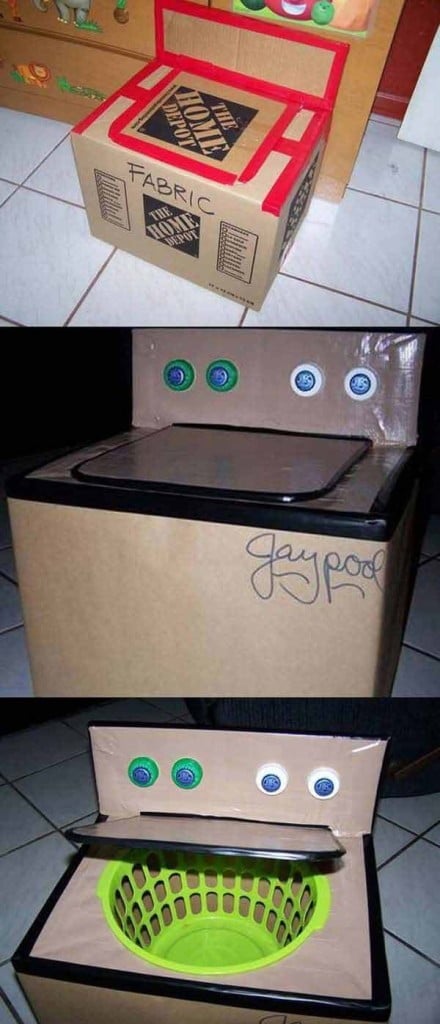 27 Ideas on How to Use Cardboard Boxes for Kids Games and Activities DIY Projects homesthetics diy cardboard projects (24)