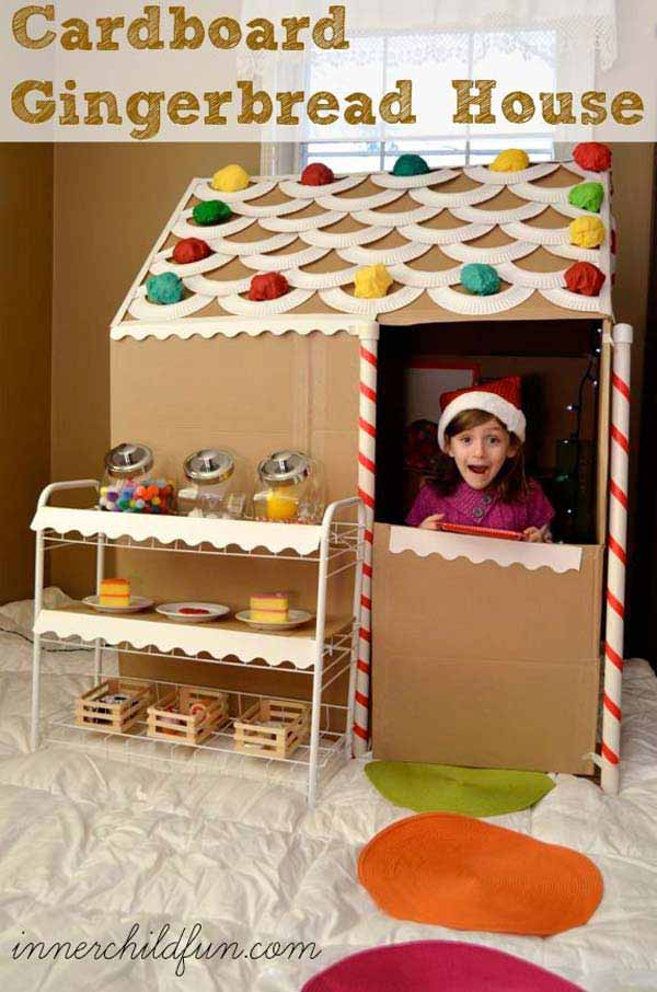 27 Ideas on How to Use Cardboard Boxes for Kids Games and Activities DIY Projects homesthetics diy cardboard projects (30)