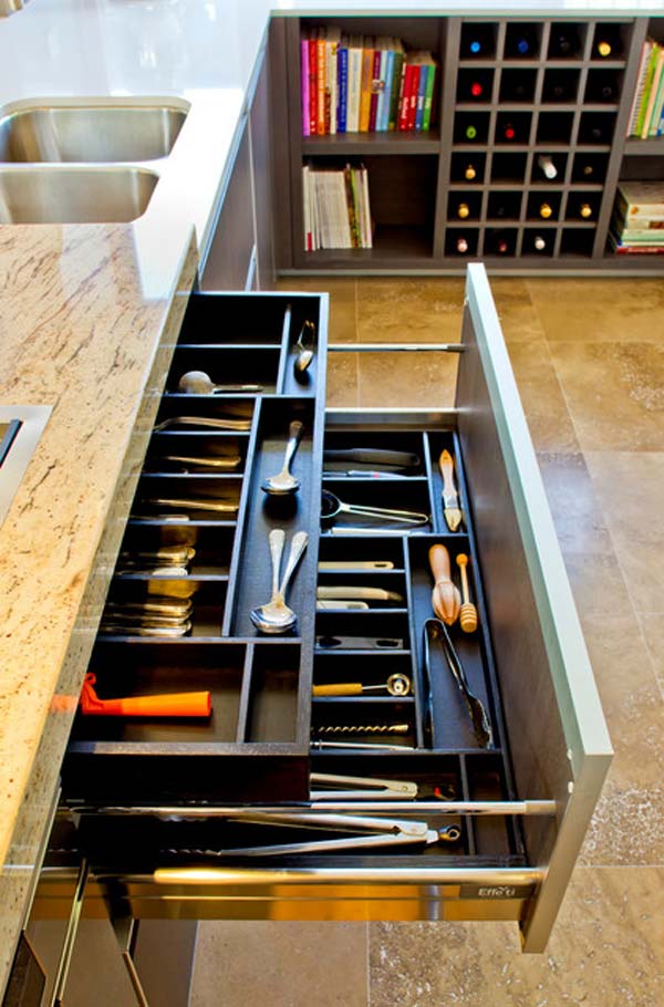 27 Ingenious DIY Cutlery Storage Solution Projects That Will Declutter Your Kitchen homesthetics storage ideas (16)
