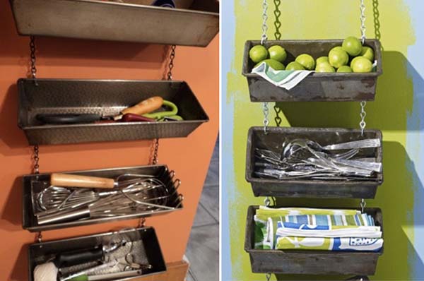 27 Ingenious DIY Cutlery Storage Solution Projects That Will Declutter Your Kitchen homesthetics storage ideas (26)