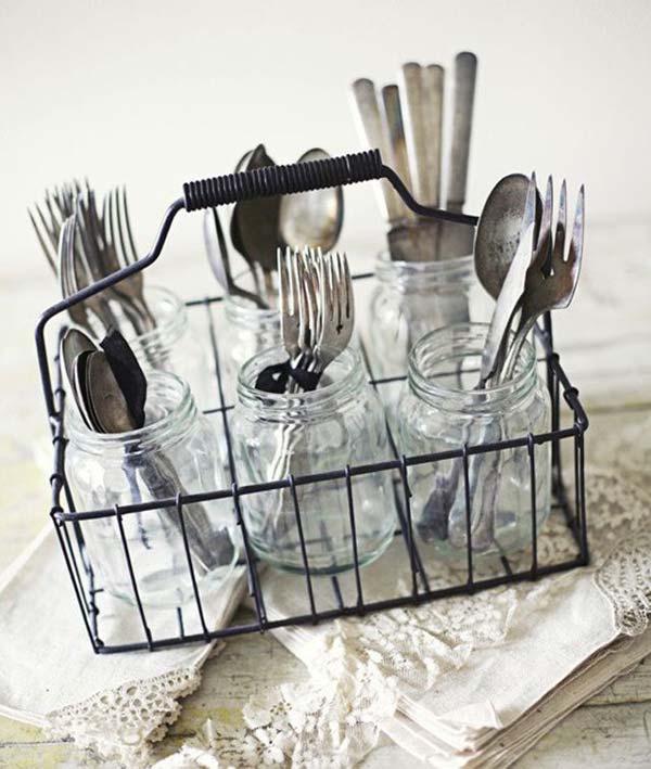 27 Ingenious DIY Cutlery Storage Solution Projects That Will Declutter Your Kitchen homesthetics storage ideas (4)