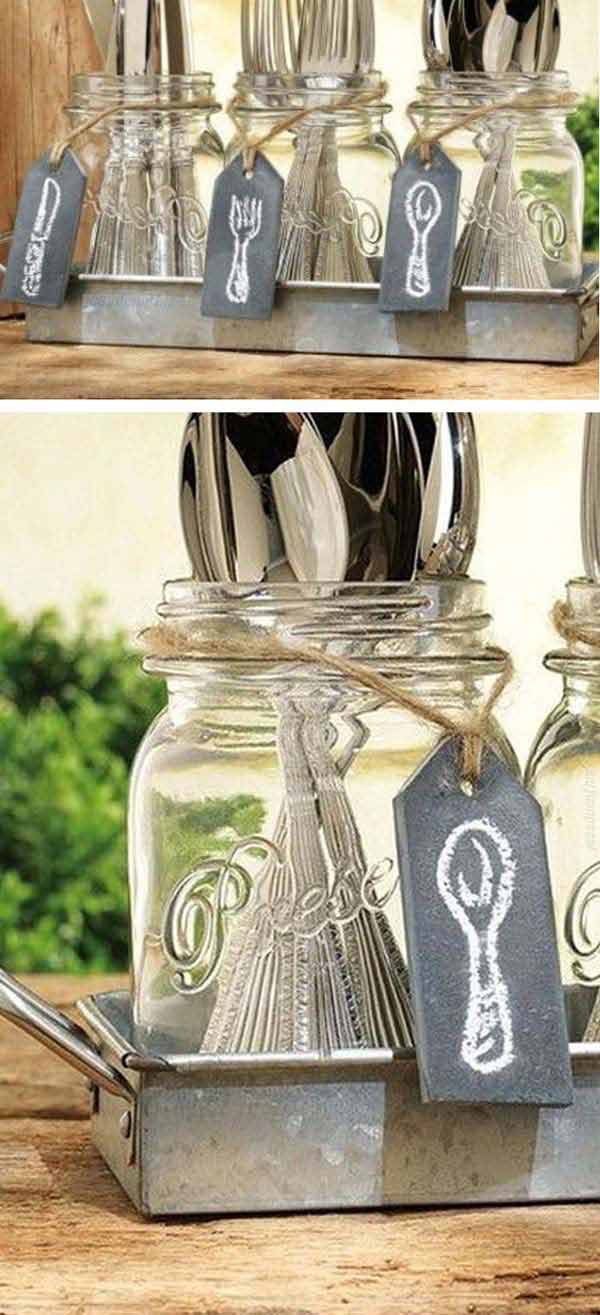 27 Ingenious DIY Cutlery Storage Solution Projects That Will Declutter Your Kitchen homesthetics storage ideas (5)