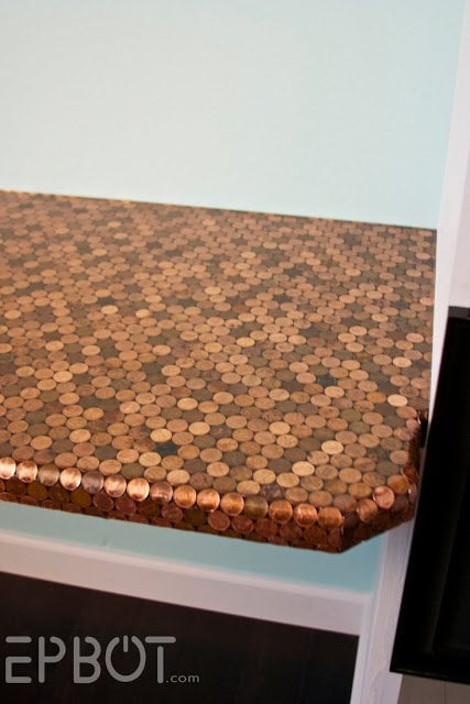 35 Extraordinary Beautiful DIY Penny Projects With a Shinny Copper Vibe homesthetics decor (20)