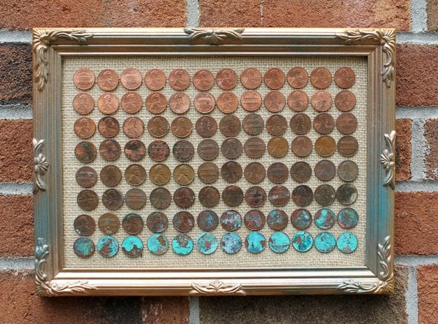 35 Extraordinary Beautiful DIY Penny Projects With a Shinny Copper Vibe homesthetics decor (8)