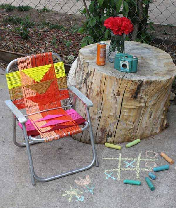 10. Add color to any chair body you were thinking about throwing away