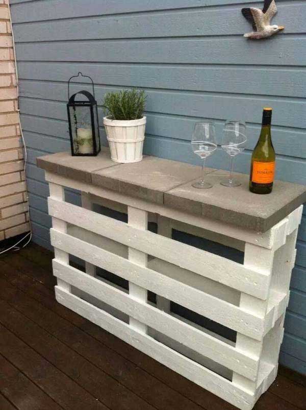 2.Create the perfect garden bar