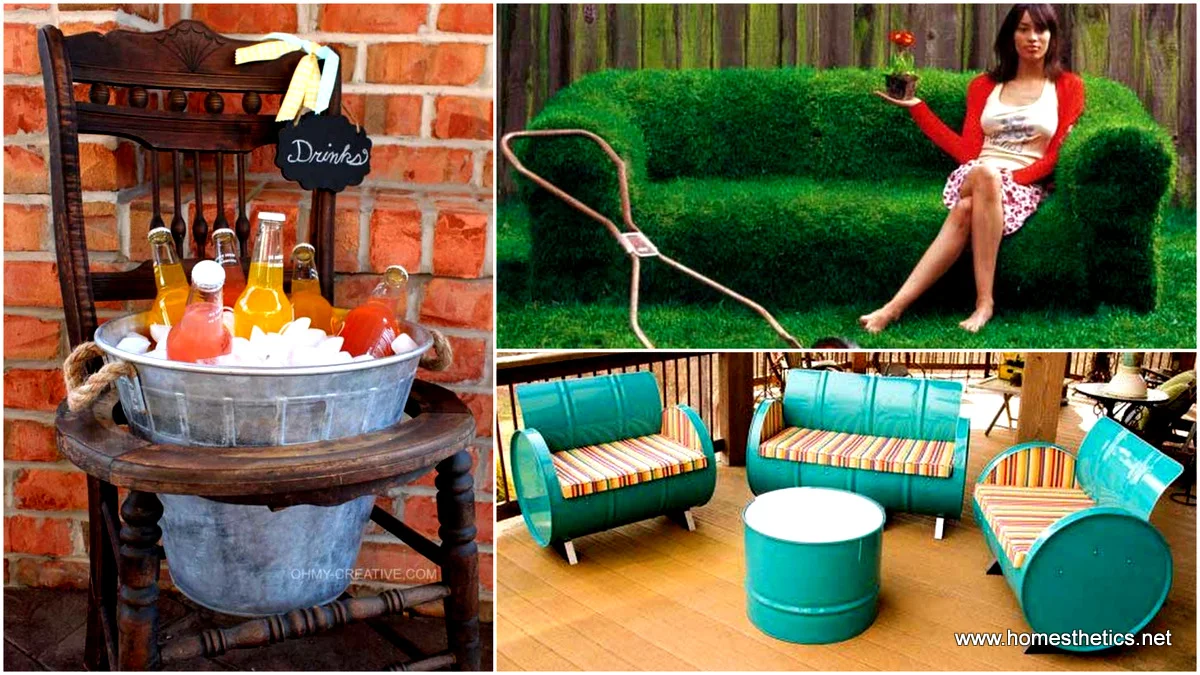 DIY Backyard Furniture Ideas