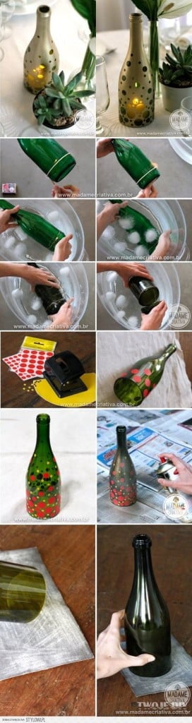 26 Wine Bottle Crafts To Surprise Your Guests Beautifully