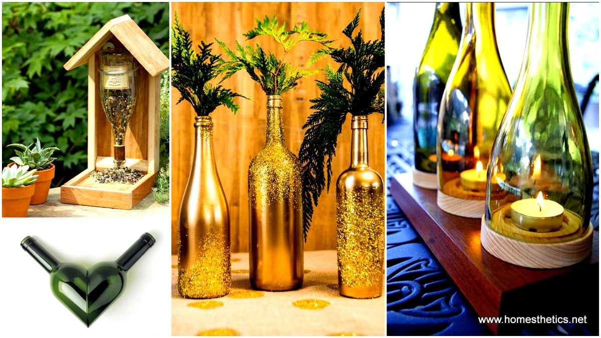 Wine Bottle Crafts Projects