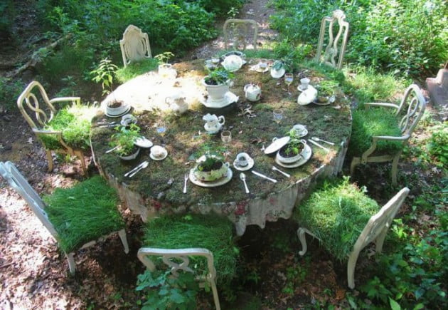 #8 Dinner Table Immersed in Greenery