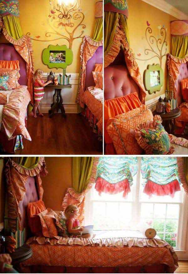 #14 Glamorous Shabby Chic Bedroom Design For Princesses