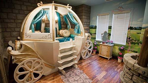 #19 Cinderella Carriage Bedroom Design