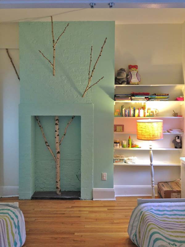 #2 Frozen Tree Installation in The Children Bedroom