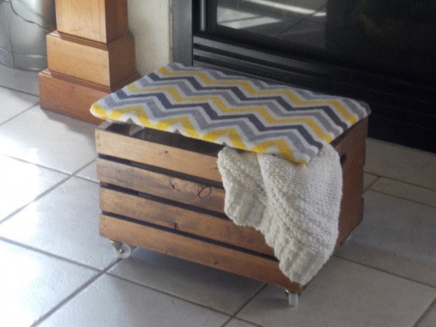 #19 Small Upholstered Ottoman