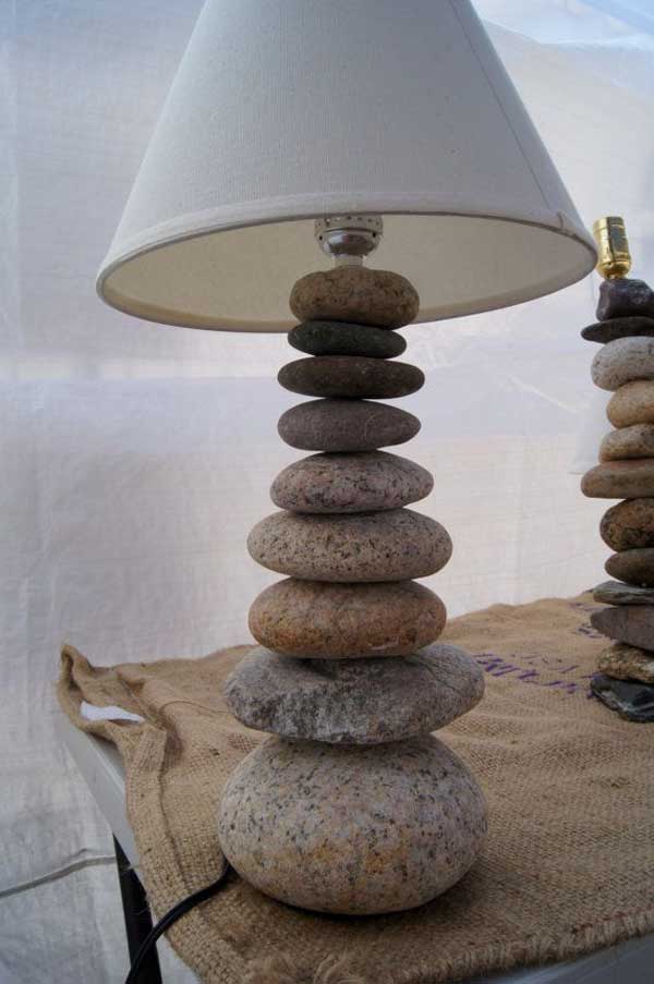 36 Examples on How to Use River Rocks in Your Decor Through DIY Projects homesthetics river rocks diy projects (4)