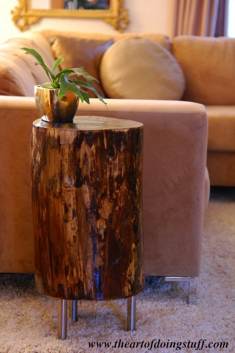 Magical DIY Tree Stump Table Ideas That Will Transform Your World homesthetics wood diy projects (11)