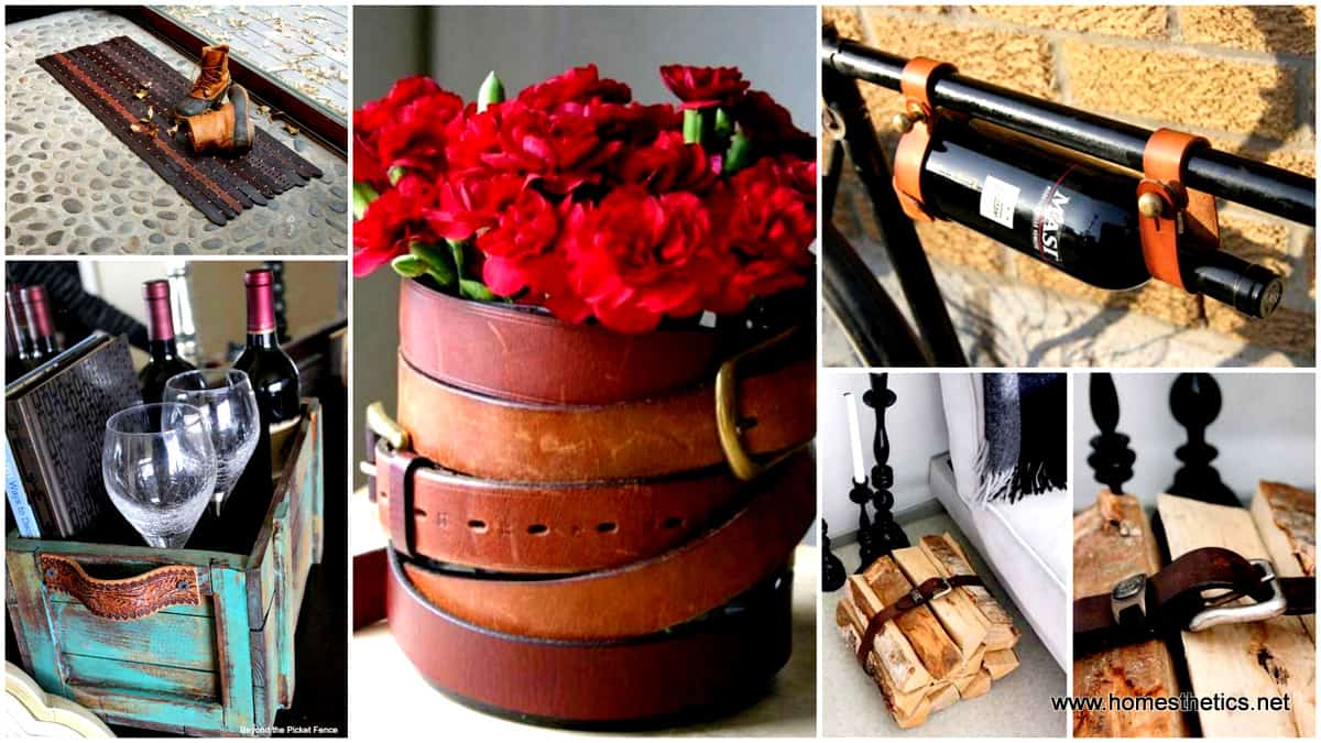 1 22 Ingenious Ways to Use Old Leather Belts in DIY Projects